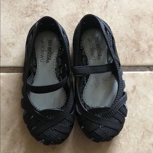 Mini Melissa/ Jason Wu black toddler shoe size 7